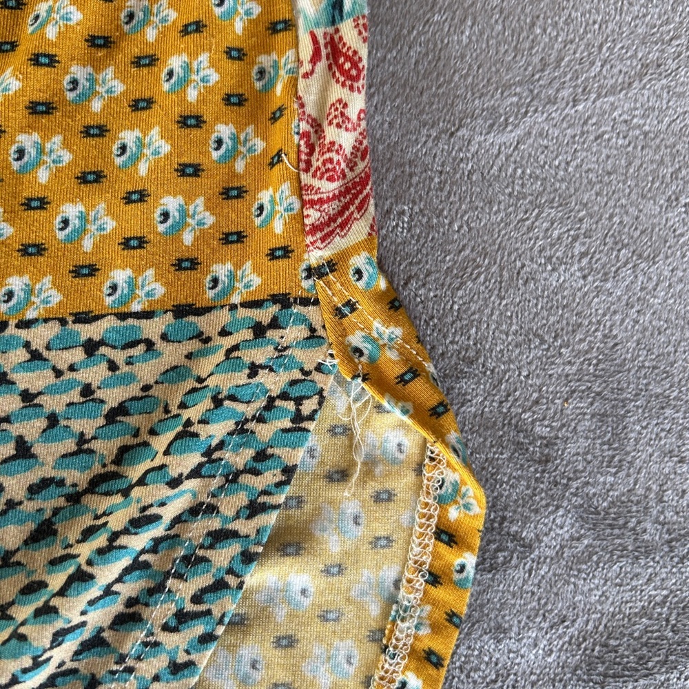 Multicolor patchwork paisley and floral print - Picture 10 of 10